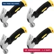 MOUYAT 4 Pack 8 Oz Small Claw Hammer, Compact Stubby Claw Hammer with Comfortabl