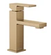 MOEN 84771BZG Revyl Modern 1 Handle Bathroom Faucet With Drain, Bronzed Gold