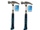 OX Tools 20oz 2pk Straight Claw Hammer One Piece Forged Steel Non Slip Grip Pro