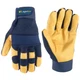 Wells Lamont Industrial Men's Leather Palm Work Gloves Blue Large (... Fast Ship