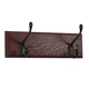Wooden Mallet Coat Rack Organize & Decorate Easily 12" x 3.5" x 4.5"