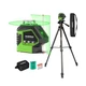 Laser Level with Tripod 60 Inch, Huepar Self Leveling Laser Level with 2 Plum...