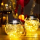 Solar Lantern 4 Pack Waterproof 30 LED Outdoor Garden Hanging Lights ROSHWEY