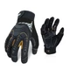 Vgo... 1-Pair Heavy Duty Synthetic Leather Work Gloves, Impact Protection Mec...