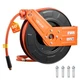 VEVOR Retractable Air Hose Reel 50 FT x 1/2 Inch Air Compressor Hose Max 300PSI