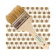 Pro Grade - Chip Paint Brushes - 96 Ea 3 Inch Chip Paint Brush Light Brown