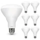LED Light Bulbs BR30 100W Equivalent Dimmable 5000K 6 Pack Feit Electric Base