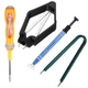 4 Pieces IC Chip Remover Tool PLCC Extraction Extractor Black 