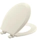 Bemis 500EC 346 Round Biscuit Toilet Seat with Easy Clean & Change Hinges