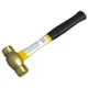 HHIP 1-1/2 LB FIBERGLASS HANDLE BRASS HAMMER (7080-0037)