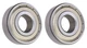 (2 Each) 6203-ZZ-5/8 6203-2Z10 203SS10 Shielded Radial Ball Bearing 0.625"X40X12