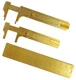 Hyamass Brass Vernier Caliper, 3Pcs Pocket Caliper Handy Measuring...