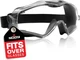 NoCry Safety Goggles Over Glasses with Extreme Impact One Size, Black NoCry Safety Goggles Over Glasses with Extreme Impact One Size, Black