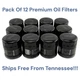 12-Oil Filters For Generac 070185, 070185D, 070185GS, 70185, 70185GS
