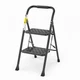 HBTower 2 Step Ladder, Stool for Adults,2 Ladder 2-Step, Black 