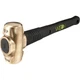 Wilton 90416 Brass Sledge Hammer 4lb  16inch BASH Rubber/Steel Handle
