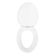 Kohler K-4774-0 Brevia Quick-Release Elongated Toilet Seat, White
