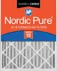 Nordic Pure 20x24x4 (3 5/8) Pleated Air Filters MERV 15 Plus Carbon 1 Pack