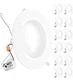 Sunco 12 Pack 6" LED Recessed Can Lights 13W 965LM 2700K Soft White Dimmable Ult