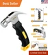 Yellow 8oz Magnetic Claw Hammer &ndash; Steel &ndash; Women's Stubby Camping DIY Tool