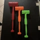 Snap-on  Dead Blow Hammers HBFE48 Red,HBFE32 Orange,HBFE24 Green 