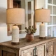 Bedside Table Lamps 22.5 Set of 2 USB Charging Ports Farmhouse OYEARS Vintage