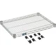 Wire Shelf 18 W x 30 L 800 lb Capacity Silver Epoxy Nexel S1830EP 600-800 Units