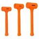 NEIKO 02888A Dead Blow Hammer Set, 3pc Neon Orange 3 Piece 
