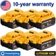 Pack 8.0AH Lithium Ion Battery For DeWalt 20V 20 Volt Max DCB205 DCB206 DCB200