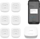 Yolink Water Leak Starter Kit: Hub + 6 Leak Sensor 1 (Silent), Lora Long-Range, 