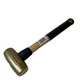 American Hammer AM4BRWG 1-5/8" 4 Lb Fixed Face Brass Head Non-Marring Hammer