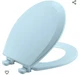 Bemis 500EC 464 Round Toilet Seat Dresden Blue Durable Enameled Wood Easy Clean
