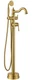 Bathtub Faucet Freestanding Floor Mount Tub Filler Brushed Gold B2211-BG WINKEAR
