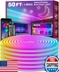 FBZ 50Ft LED Rope Lights, Flexible Neon, App/Remote Control, RGB, Waterproof