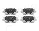Ashika 50-0K-K33 brake pad set, disc brake for Kia