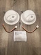 First Alert SMI100-AC Hardwire Interconnect Smoke Alarm Battery Backup LOT OF x2