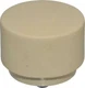 NUPLA 15206 2" Face Diam, Grade Medium Hard, Cream Hammer Tip/Face Plastic