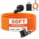 VEVOR 50 ft Dryer Extension Cord 3-Prong NEMA 10-30P to 10-30R Dryer Cord 30A