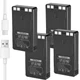 4-PACK LIT-22 Battery for SPYPOINT Flex-M Flex-Plus Flex-S Trail Camera New