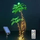 Artificial Solar Palm Tree 4FT 184LED Outdoor Patio Garden Decor LIGHTSHARE