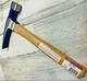 Kraft BL255 16 oz Bricklayer's Hammer Square Face Chisel End Hickory Wood Handle
