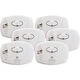 First Alert CO400 Carbon Monoxide Detector, Battery Operated, 6-Pack , White