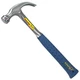 Estwing Hammer - 16 oz Curved Claw with Smooth Face & Shock Reduction Grip - E3-