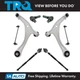 TRQ 8 Piece Steering Suspension Kit Control Arms Tie Rods Sway Bar Links New
