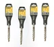 Lot of 4 DeWalt DW5437 High Performance 1/2" x 4 x 6" SDS Plus Concrete No Break
