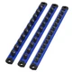 WORKPRO Magnetic Socket Organizer Set, 3 Pieces-1/4", 3/8", & 1/2" DR, Blue 