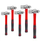 C&T 5-Piece Ball Peen Hammer Set, 8, 12, 16, 24, 32oz 5pc