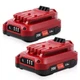 2PACK For Craftsman V20 20 Volt MAX 3Ah Li-Ion Battery CMCB204 CMCB202 CMCB201