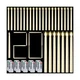 Baquler 120 Pcs Flameless Taper Candles with Remote and Timer 11" Battery Ope...