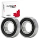 6203-2RS Ball Bearing 17x40x12mm 6203 2RS Rubber Sealed (Qty 2)
